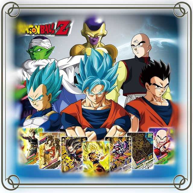 New Luxury Version Anime Cartoon Figure Dragon Ball Cards Legends Super  Saiyan Son Goku 3D Flash